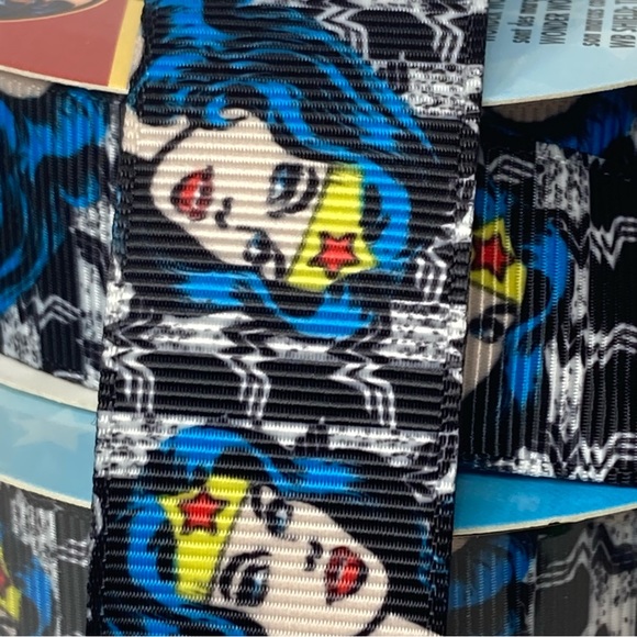 Wonder Woman DC Comics Printed Grosgrain Ribbon 5 Spools 1" 3yds Crafts - Picture 11 of 16
